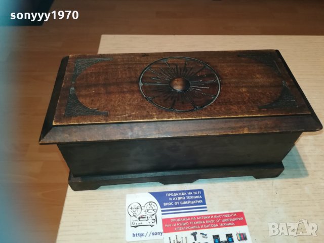 дървена кутия-25х12х11см-внос франция, снимка 8 - Колекции - 30194075