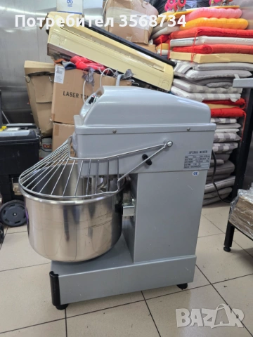 Професионална спирална тестомесачка HS30 34L 30 кг тесто с две скорости