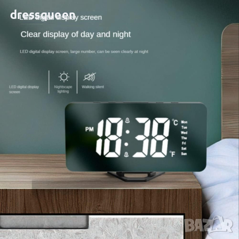 3969 Часовник със светещи цифри, снимка 4 - Други стоки за дома - 44572258