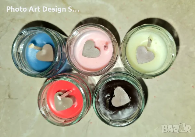 ~•°Бурканче с ароматна свещ °•~, снимка 15 - Декорация за дома - 48639505