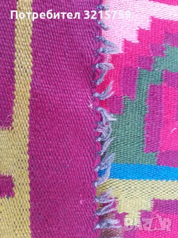 19век, тетевенски голям вълнен килим, рядък ,3.50 х 2.60м., снимка 9 - Антикварни и старинни предмети - 47905129