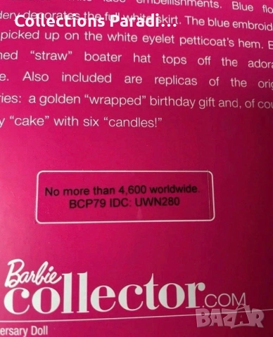 Barbie кукли лимитирани колекция , снимка 16 - Кукли - 54191942
