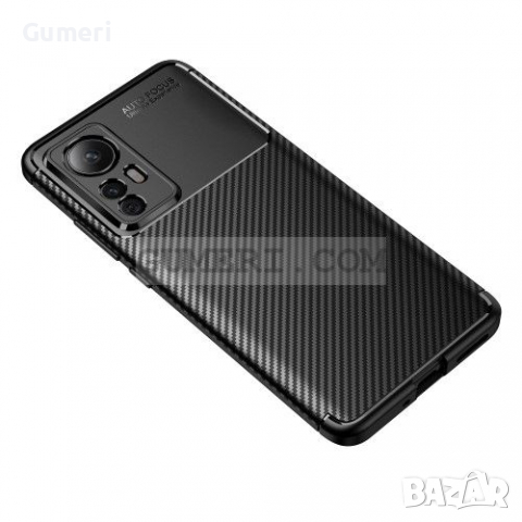 Xiaomi 12 / 12X Удароустойчив Гръб Със Защита За Задната камера - Карбон, снимка 2 - Калъфи, кейсове - 36541202