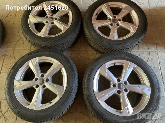 Продавам  джанти 18” със зимни гуми 225/55/18, снимка 4 - Гуми и джанти - 51895126