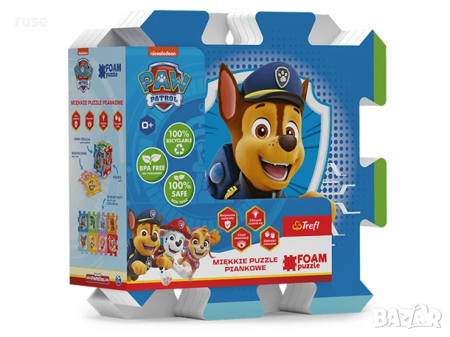 НОВИ! Пъзел постелка за игра Trefl – Peppa, Paw Patrol или Ариел, снимка 5 - Образователни игри - 50983513