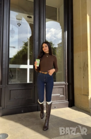 колан от естествена кожа в кутия coach