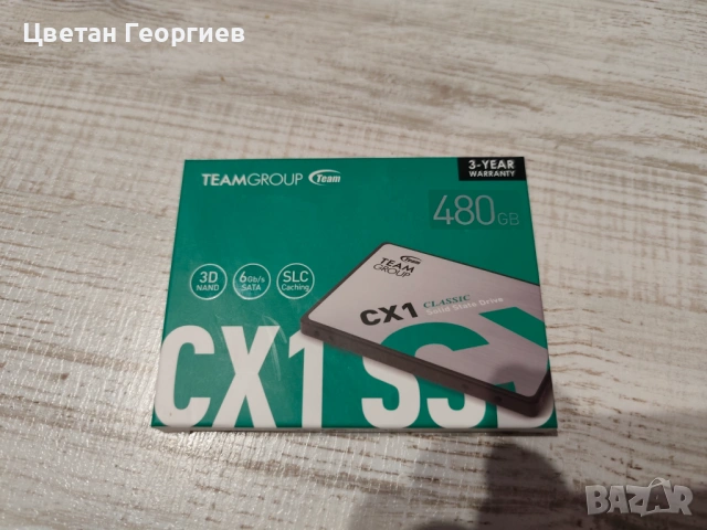 Продавам SSD TeamGroup CX1 480Gb - нов