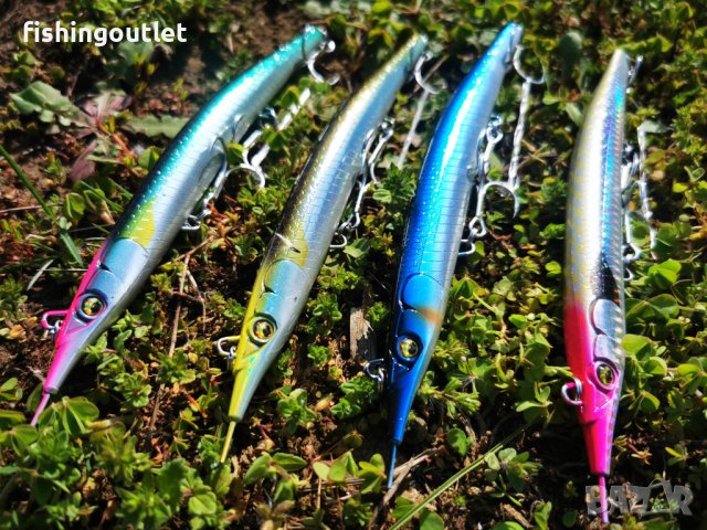 Морски воблер "морска игла" GHT , 18.5sm,60gr. 4 модела, снимка 6 - Такъми - 36284540