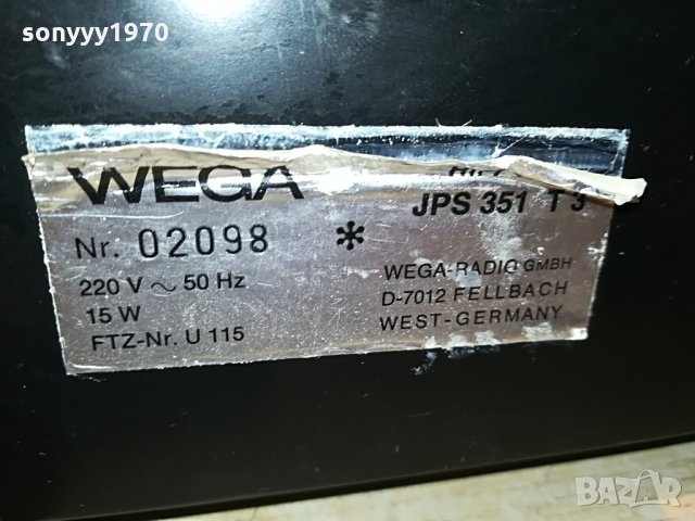 wega jps-351t stereo tuner-made in germany 1008212043, снимка 13 - Ресийвъри, усилватели, смесителни пултове - 33781067