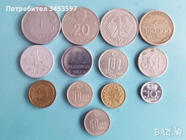 Стари монети от различни държави