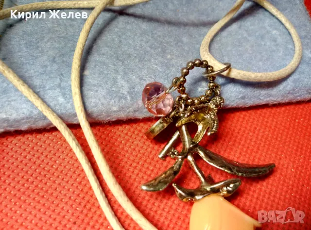 МАРКОВО БОХО СТИЛ КОЛИЕ с ФЛОРАЛНА АРТ ВИСУЛКА - РОЗА 47325, снимка 10 - Колиета, медальони, синджири - 47316517