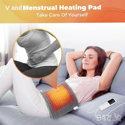 Нагряваш колан, 9 нива на нагряване, 4 настройки за време, бързо нагряване, идеална за гръ, снимка 2 - Други - 50790780