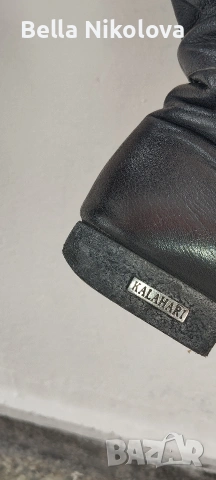 Италиански кожени ботуши, снимка 4 - Дамски ботуши - 54052598