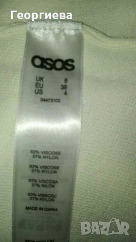 Стилна еластична рокля на "Asos" 👗🍀универсален размер👗🍀арт.381, снимка 7 - Рокли - 29763808