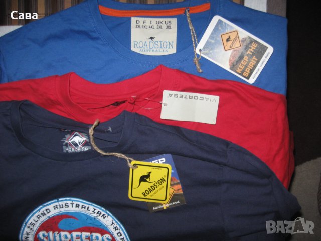 Тениски ROADSIGN,VIA CORTESA  мъжки,2-3-4ХЛ