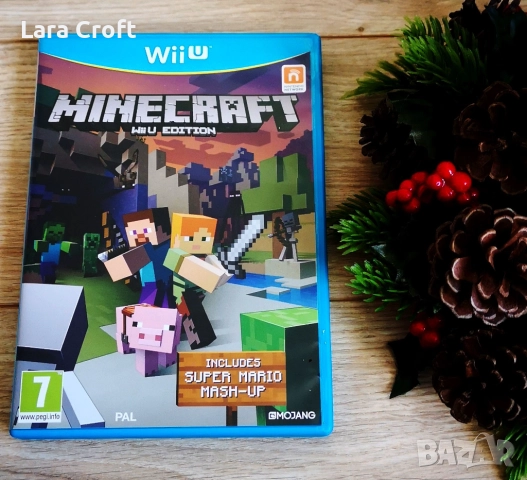 Wii U Minecraft Wii U Edition Включително играта Super Mario Mash-Up