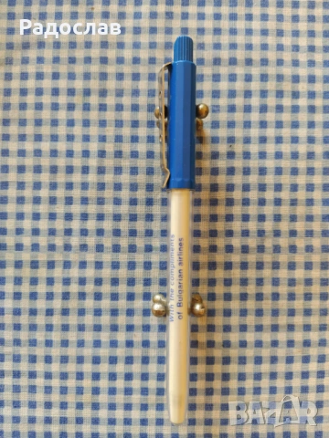 стара италианска химикалка БГА БАЛКАН , снимка 2 - Колекции - 54132611