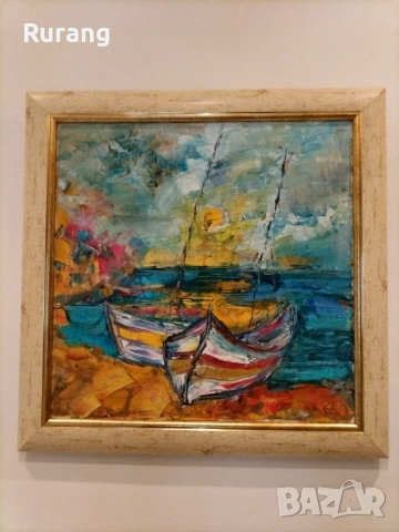 Авторска Маслена живопис,, Сезони ", снимка 8 - Картини - 52973643