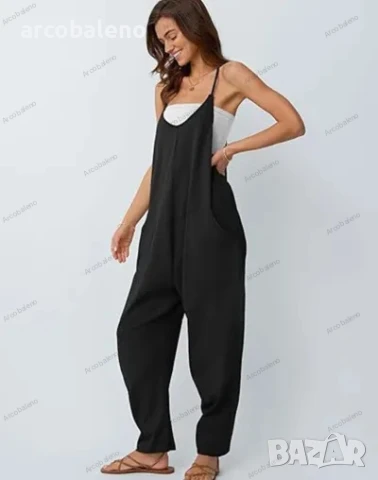 Дамски ежедневен гащеризон с тиранти, 4цвята , снимка 3 - Гащеризони - 51252832