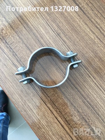 Скоба за тръба ф60 неръждаема А304, снимка 4 - ВИК - 29587453