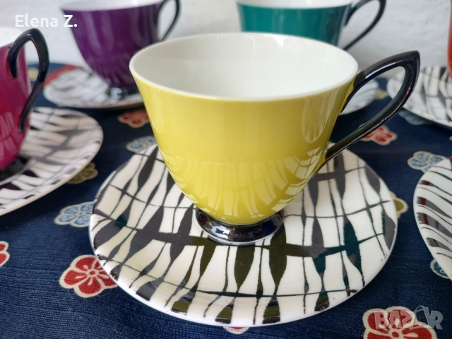 Royal Albert South Pacific - рядък сервиз, снимка 5 - Чаши - 52199669