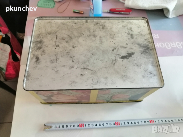 Метална кутия с папа Йоан XXIII, снимка 8 - Антикварни и старинни предмети - 44595277