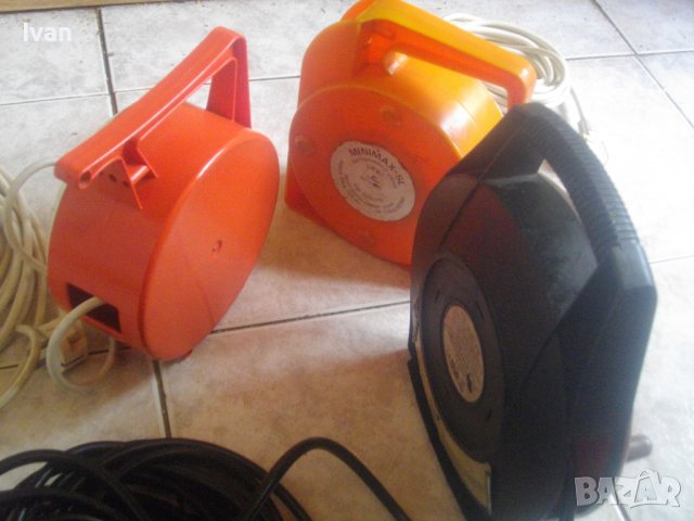 Einhell/MiniMax-10м Немски Удължител/Макара/Разклонител-3500 Вата-10 Ампера Защита-Отличен, снимка 13 - Други инструменти - 37400694