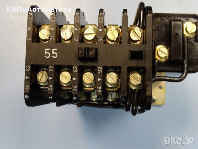 контактор Siemens 3TA66 12-OSF 110V 40/60Hz industrial relay, снимка 6 - Резервни части за машини - 37505225