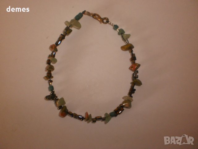 Гривна от полускъпоценни камъни-mix от Гана