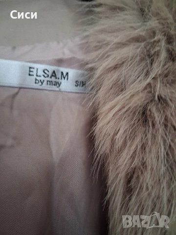 Дамско яке с косъм висок клас, снимка 3 - Якета - 52964145