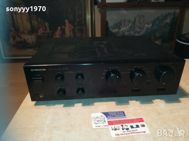 поръчан-pioneer a-401 stereo ampli-550watt-japan/sweden 2210202100, снимка 1 - Ресийвъри, усилватели, смесителни пултове - 30521930