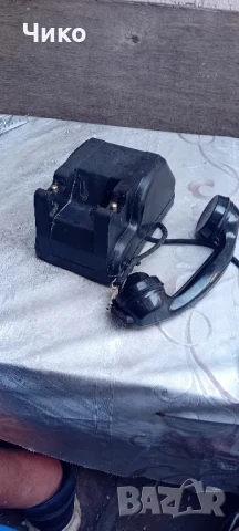 Стар военен стационарен телефон, снимка 8 - Антикварни и старинни предмети - 51095764