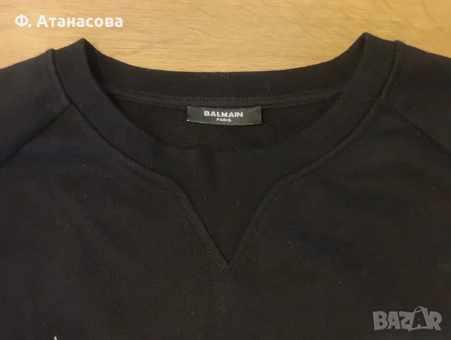 BALMAIN: Луксозен пуловер 100% фин памук, размер XXL, като нов, снимка 6 - Пуловери - 56167192