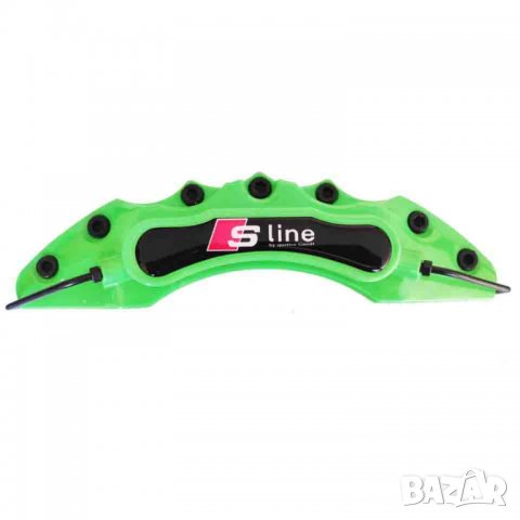 Капаци за спирачни апарати AUDI Sline зелени комплект, снимка 3 - Аксесоари и консумативи - 34089777