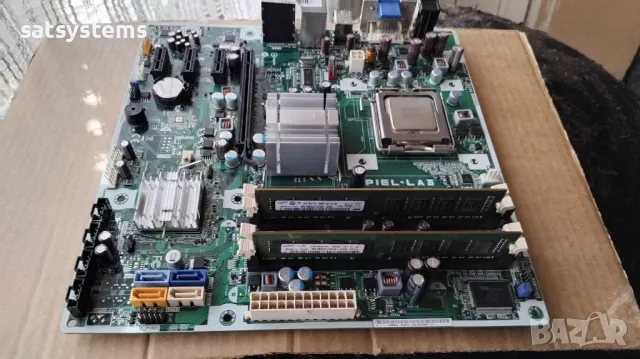 Дънна платка HP Pegatron IPIEL-LA3 Socket 775 CPU+FAN+RAM, снимка 5 - Дънни платки - 32030625