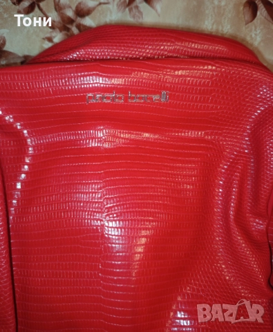 PAOLO BOCELLI Оригинал Нова Кожена Дамска Раница , снимка 5 - Чанти - 52418686