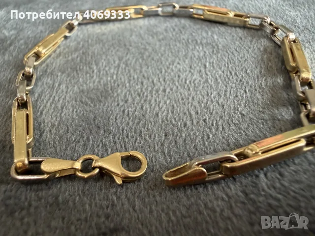 Златна гривна 14к 4.63гр 21см, снимка 5 - Гривни - 56487972
