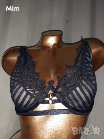 Wolf Whistle 80 F Черен сутиен за едра дама , снимка 3 - Бельо - 38609053