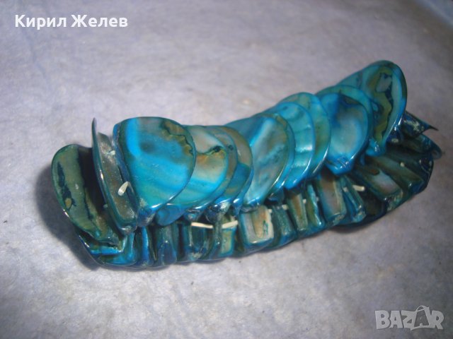 ПРЕКРАСНА СЕДЕФЕНА ЛЯТНА ФЕШЪН АРТ ХЕНД МЕЙД ГРИВНА 27998, снимка 7 - Гривни - 37026586