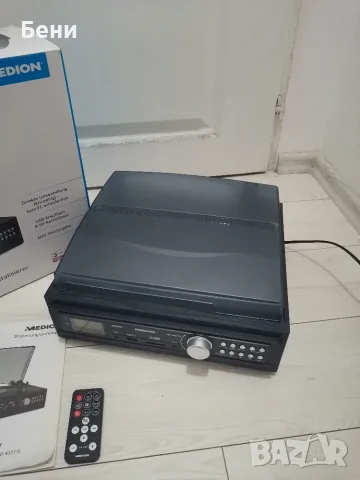 Продавам немски грамофон/касетофон /USB Medion с говорители , снимка 4 - Грамофони - 55941794