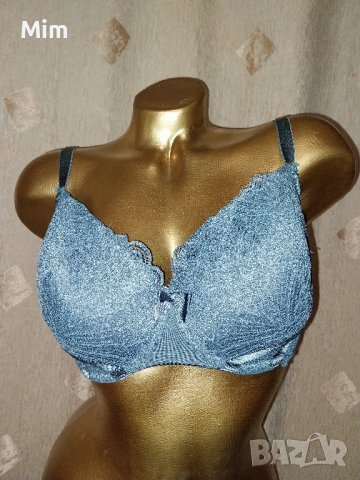 Hunkemoller 80 E Дантелен сутиен в зелено , снимка 3 - Бельо - 42929894