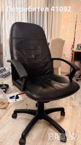 Офис стол кожен 