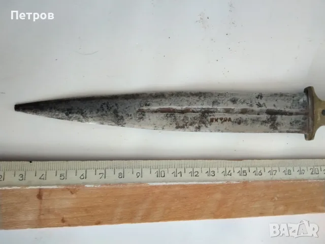 Продавам традиционна българска кама - габровска ергенска кама или нож от 19-ти век, снимка 2 - Антикварни и старинни предмети - 55804102