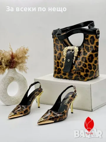Versace Jeans Couture Луксозна Лачена Чанта Тип Кофа С Къса Дръжка Код SEM-982
