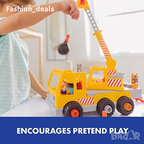 Нова STEM играчка бормашина камион деца 3+ подарък обучение игра, снимка 6 - Образователни игри - 40699541