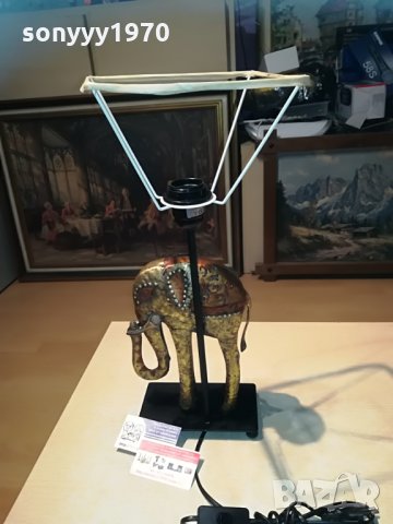 lampe elphant metal dore-france, снимка 3 - Колекции - 29563112