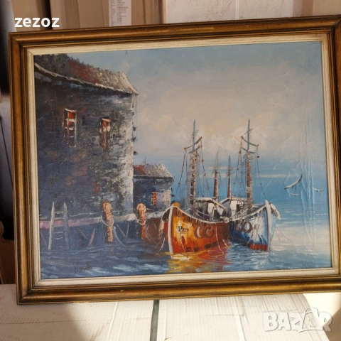 Авторска картина масло върху платно, снимка 2 - Картини - 53184962