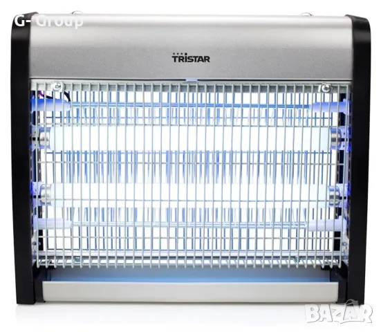 Електрическа Лампа за унищоване на Насекоми Tristar! 20W ! Покрива площ до 80кв.м.!, снимка 2 - Средства против насекоми, гризачи и вредители - 55964233