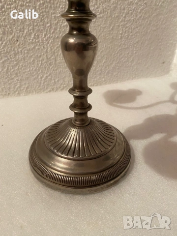 Красив античен Свещник за 5 свещи, снимка 5 - Други ценни предмети - 54127121