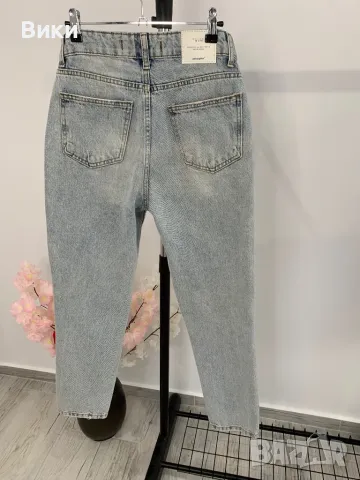 Дънки МОМ с висока талия, снимка 14 - Дънки - 49386283